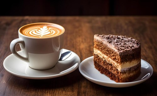 Artisan Crafted "Cake with Coffee" Natural Candle