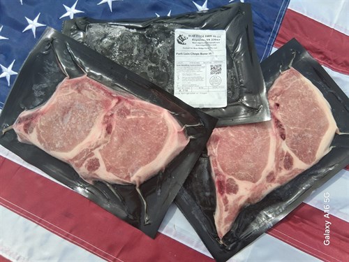 1/2 inch Bone In Loin Pork Chops