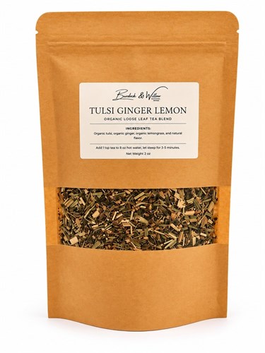 Tulsi Ginger Lemon - Organic Loose Leaf Herbal Tea