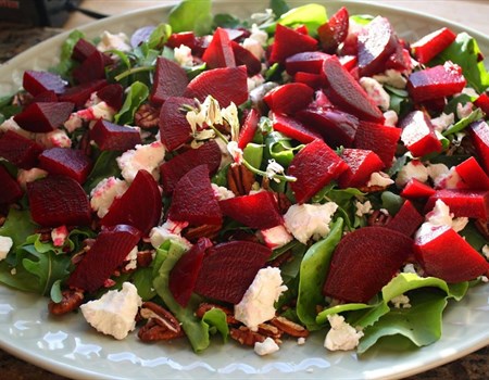 Beet Salad with a Twist using Our Products