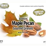 Nava's Kitchen Maple Pecan Granola Front Label