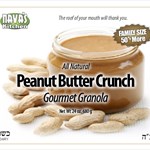 Nava's Kitchen Peanut Butter Crunch Granola Front Label