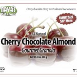 Nava's Kitchen Cherry Chocolate Almond Granola Label