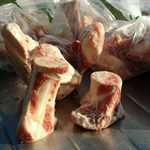 Peacemeal beef bones