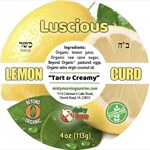 Nava's Kitchen Luscious Lemon Curd Label