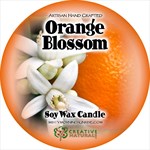 Orange Blossom Candle by our own Creative Naturals