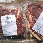 Peacemeal ribeye steaks