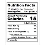 Cranberry shrub Nutrition Facts