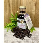 Elderberry Extract from Forever Foods Farm. Steam extracted from never sprayed, sustainably grown American Elderberry in Hanover County. 1 8 fl oz bottle makes over a quart of syrup following the recipe included with the bottle.